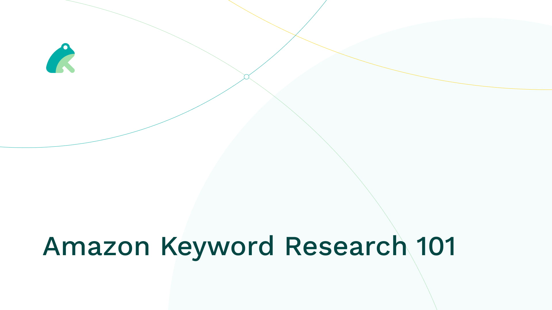 Amazon Keyword Research 101
